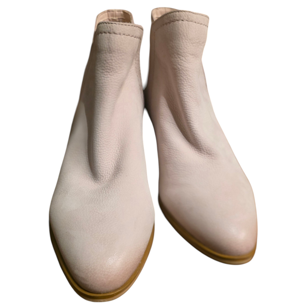 ALDO Gweria Women’s Ankle Boots Size 8.5 Blush Pink Faux Leather Low Heel Booti